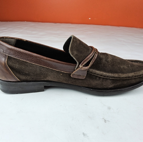 Meslan Men Mantegna Slip on Loafer Brown Suede Leather 8 (lot 1225) main image 9